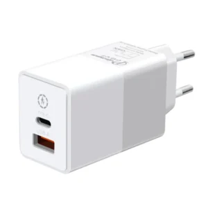 PD65CA GaN 65W USB-C charger with intelligent power reduction for Surface Pro, MacBook, and USB-C devices