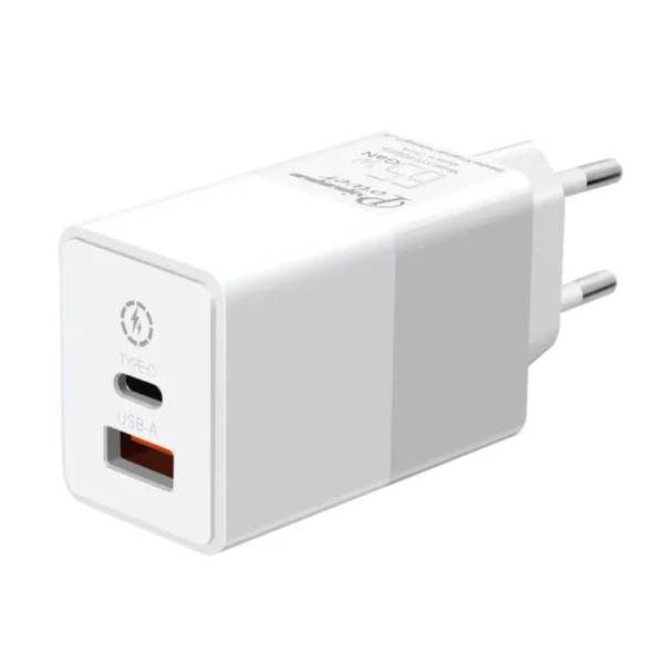 PD65CA GaN 65W USB-C charger with intelligent power reduction for Surface Pro, MacBook, and USB-C devices